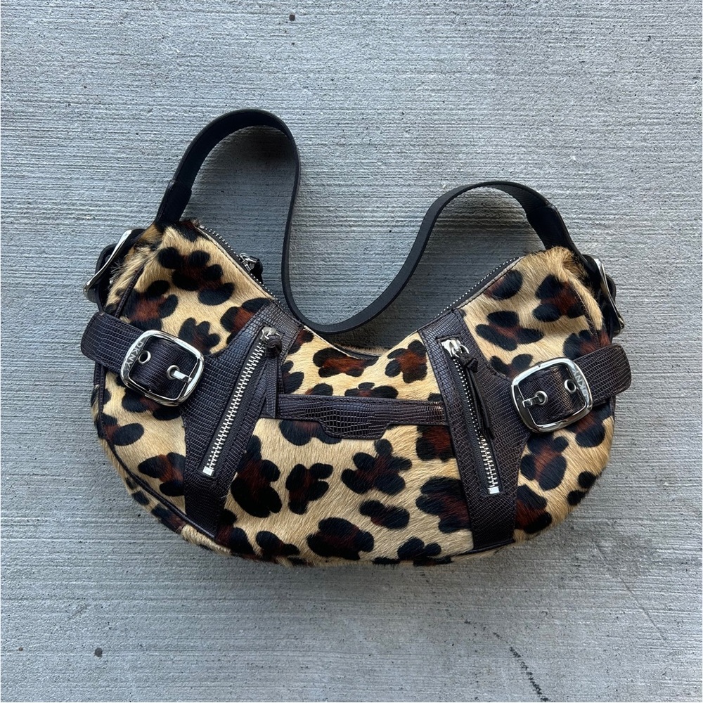 Vintage DKNY Leopard/Cheetah Print Women's Bag